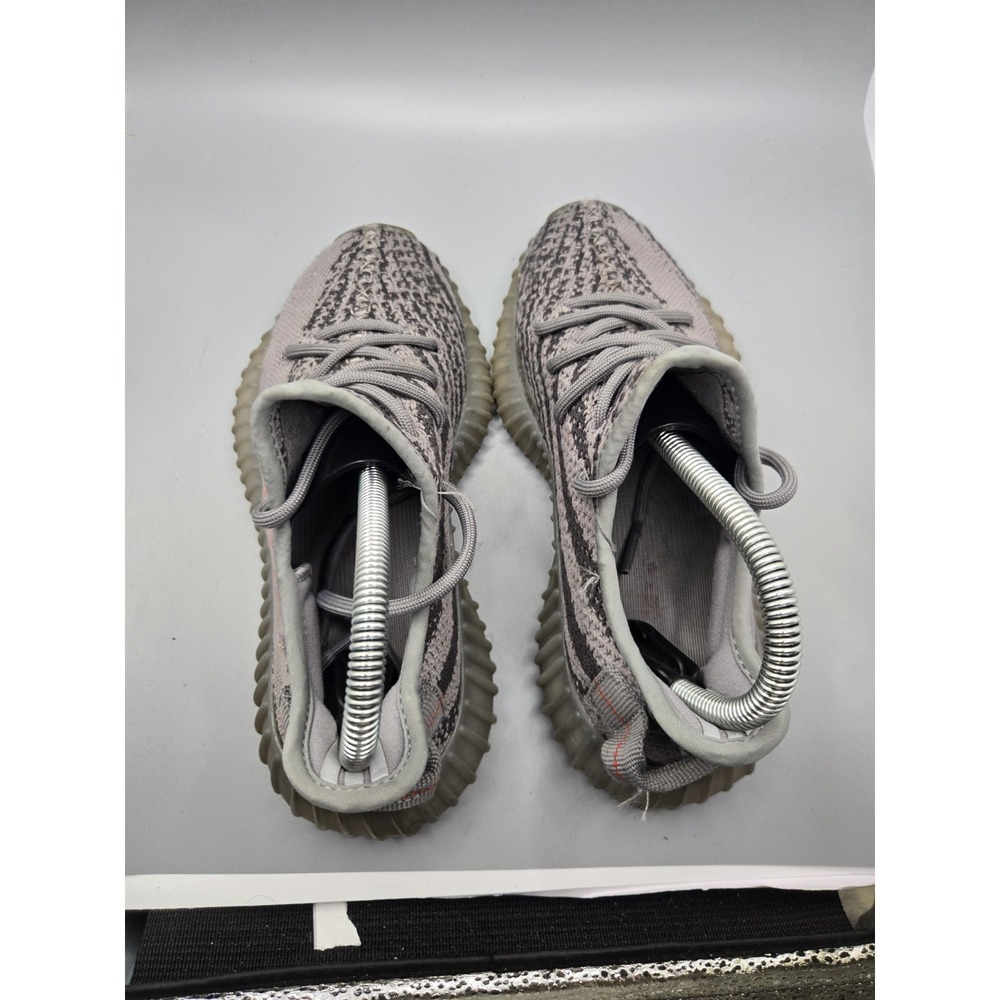 Adidas Yeezy Boost 350 V2 Beluga 2.0 Size 4 Mens AH2203 Grey Orange Sneaker Fair - Picture 8 of 11